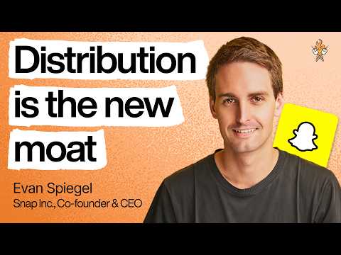 How to win when software is not a moat | Evan Spiegel (Snapchat CEO)