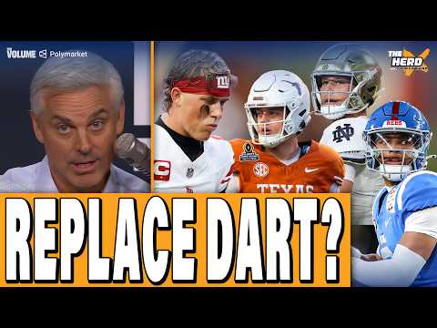 Do Giants draft Dart REPLACEMENT? + Arch Manning DISAPPOINTS, 24-team CFP | Cowherd HERD NFL & CFB