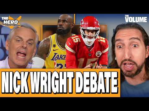 Nick Wright DEBATE: Top 10 NFL QBs, Mahomes vs. Allen + LeBron & Warriors | Colin Cowherd: THE HERD