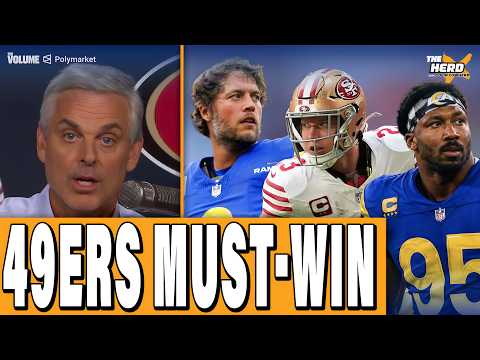 49ers MUST-WIN in Week 1 + Rams travel criticism, Harbaugh vs. Giants media | Colin Cowherd HERD NFL