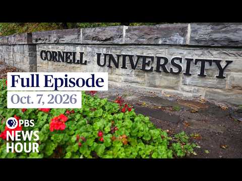 PBS News Hour full episode, Oct. 7, 2026