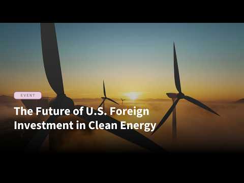 The Future of U.S. Foreign Investment in Clean Energy