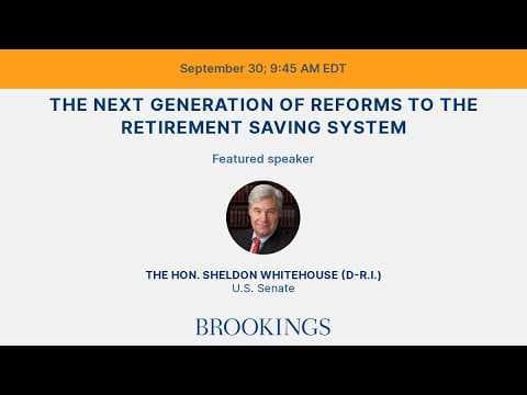 The next generation of reforms to the retirement saving system