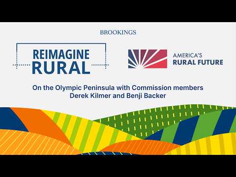 On the Olympic Peninsula with Commission members Derek Kilmer and Benji Backer
