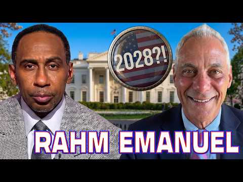 RAHM EMANUEL FOR PRESIDENT?! Former Mayor Drops 2028 BOMBSHELL on Stephen A. Smith!