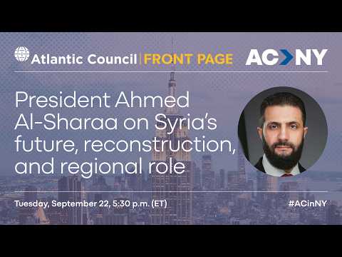 President Ahmed Al-Sharaa on Syria’s future, reconstruction, and regional role