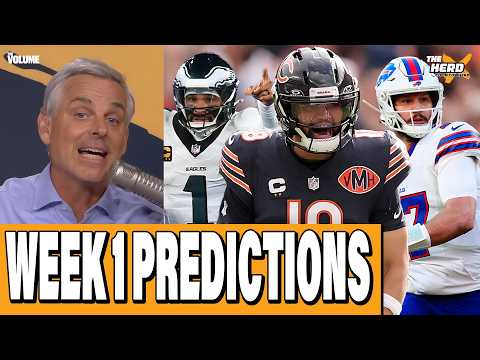 Colin Cowherd's NFL Week 1 Predictions: Bills-Texans, Bears-Panthers, Commanders-Eagles | Blazin' 5
