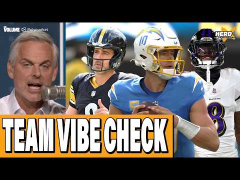 Midweek Team VIBE Check: Bears, Cowboys, Ravens, Steelers, Chargers | Colin Cowherd: THE HERD