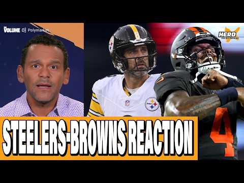 Steelers-Browns REACTION + 49ers, Chiefs, Raiders, Bears, Ravens | THE HERD NFL