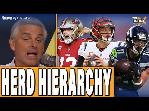 Herd Hierarchy: 49ers, Bengals, Seahawks, Bills, Chiefs + Jaxson Dart injury | Cowherd HERD NFL