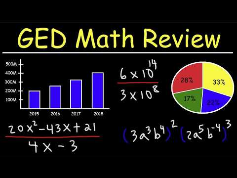 GED Math Practice Test - Study Guide Review Prep