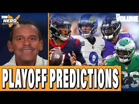 NFL Playoff PREDICTIONS: Rams, Eagles, Ravens, Texans, Chargers, Chiefs, Seahawks | The HERD