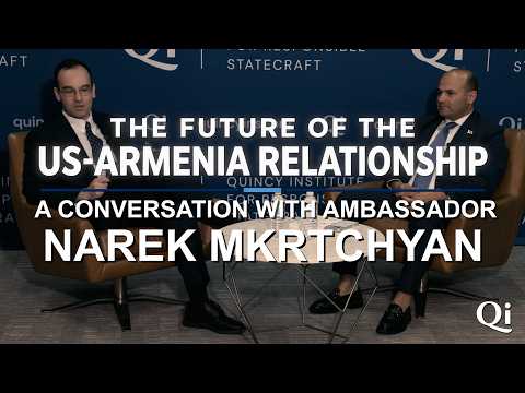 The Future of the US-Armenia Relationship: A Conversation with Ambassador Narek Mkrtchyan