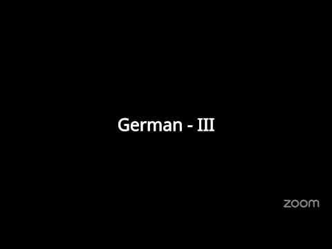 German - III