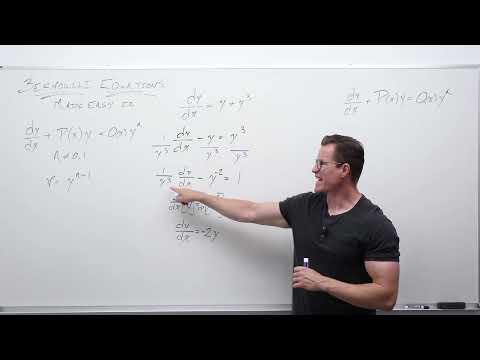 Bernoulli Equations Made Easy (Differential Equations 24.5)