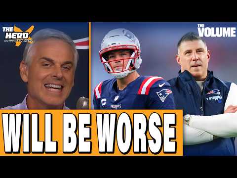 Why Vrabel & Maye's Patriots WILL REGRESS this season + Bears, Eagles | Colin Cowherd: HERD NFL