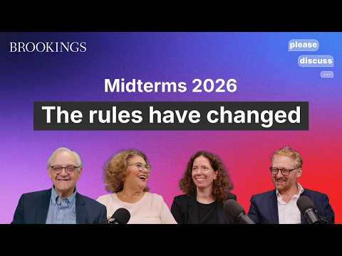 Please Discuss ... the shifting map of the 2026 midterm elections