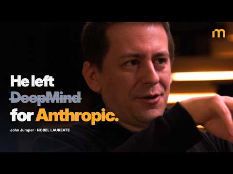 He won a Nobel here for AlphaFold. Then he left. - John Jumper