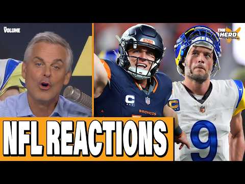 NFL REACTIONS: Rams-Broncos, Cowboys, Ravens, Pats + JJ McCarthy to Giants | Colin Cowherd: THE HERD