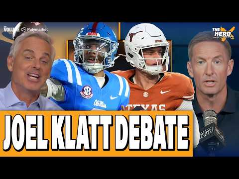 Joel Klatt DEBATE: Top 10 CFB teams, Arch Manning, Ole Miss | Colin Cowherd: THE HERD
