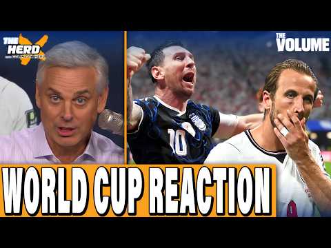 World Cup REACTION: England CHOKES vs. Messi & Argentina | THE HERD w/ Colin Cowherd
