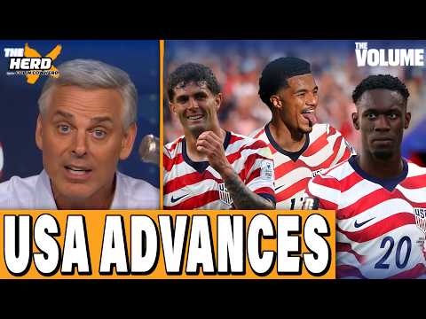 Colin Cowherd REACTS: USA ADVANCES, Balogun RED CARD, Tillman BEST GOAL EVER? | THE HERD World Cup