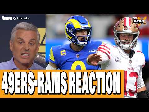 49ers-Rams REACTION: Brock Purdy’s ceiling, Rams no longer Super Bowl bound | Colin Cowherd NFL