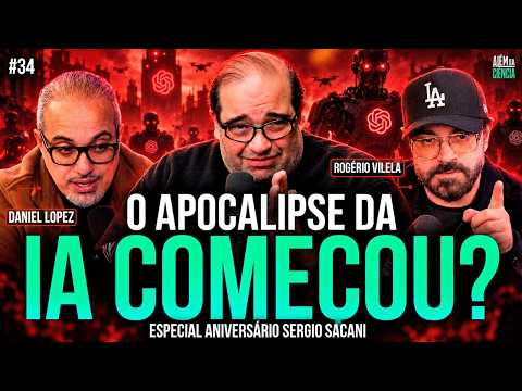 A INTELIGÊNCIA ARTIFICIAL VAI EXTERMINAR A HUMANIDADE? C/ Daniel Lopez e Vilela | Além da Ciência 34