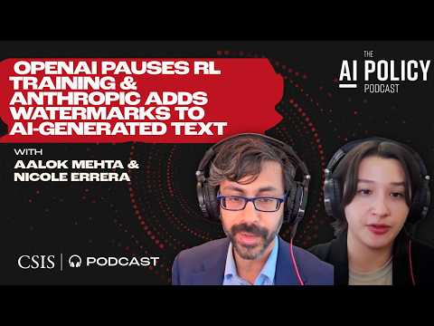 OpenAI Pauses RL Training and Anthropic Adds Watermarks to AI-Generated Text