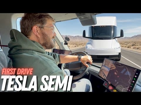 Tesla Semi - My First Drive!