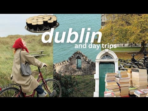 ireland vlog 🇮🇪 my husbands first time in dublin, howth day trip, wicklow sheepdogs, trinity college