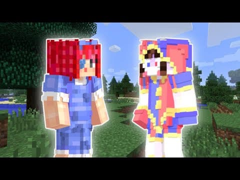 Pomni and Ragatha play Minecraft!