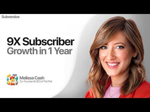 The Anti-Addictive Playbook Behind Pok Pok's 9X Subscriber Growth | Melissa Cash