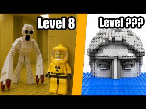 I Built 100 Backrooms Levels in Lego!