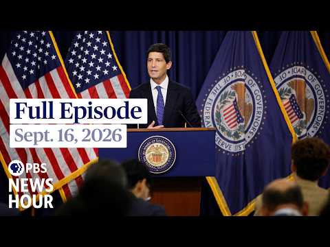 PBS News Hour full episode, Sept. 16, 2026