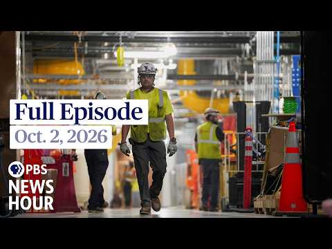 PBS News Hour full episode, Oct. 2, 2026