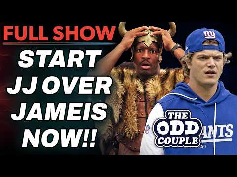 Giants Need to Make JJ McCarthy QB1 Immediately | THE ODD COUPLE