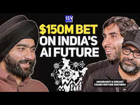 $150M Fund. Betting Big on India's AI & Deep Tech Revolution | Crane Venture Partners
