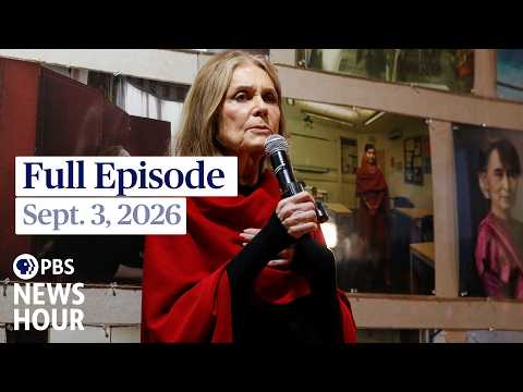PBS News Hour full episode, Sept. 3, 2026