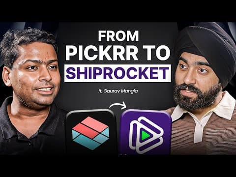 Pickrr to Fastrr by Shiprocket || The Untold Story of Gaurav Mangla || ISV Podcast