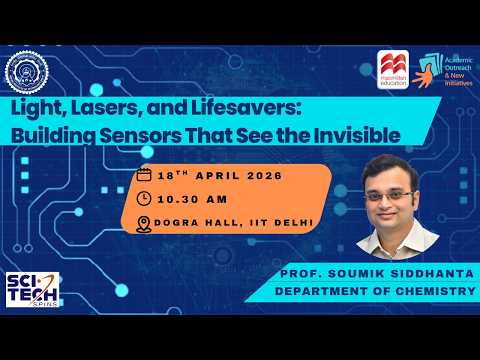 26th STS Spins Lecture: "Light, Lasers, and Lifesavers: Building Sensors That See the Invisible"