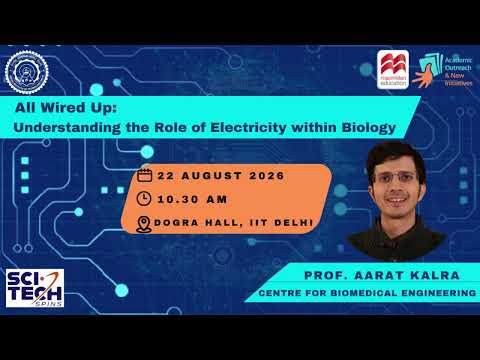 34th STS Spins Lecture: "All Wired Up: Understanding the Role of Electricity within Biology"