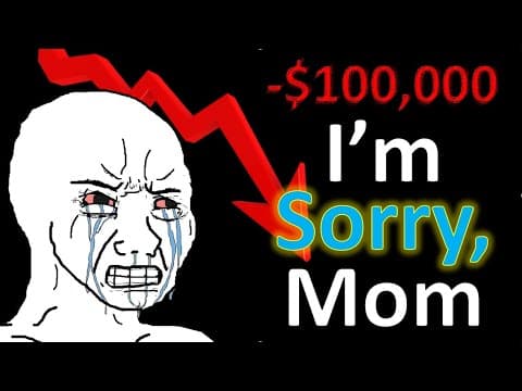 WallStreetBets guy GAMBLES his mom's life savings and gets REKT - Guh!