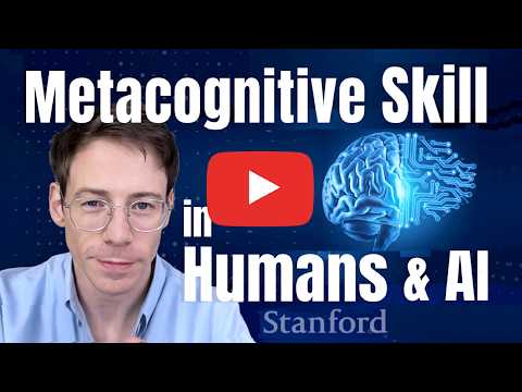 Metacognitive Skill Learning in Humans and AI | Stanford