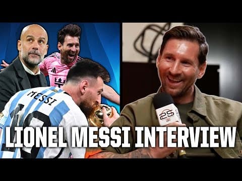 Lionel Messi EXCLUSIVE: World Cup 2026, Pep the GOAT & more! (Full English subs) | ESPN FC