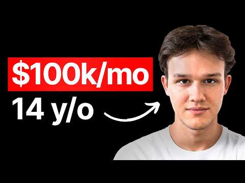 this 14 yr old makes $100k/mo PROFIT building apps with ai (here's how)