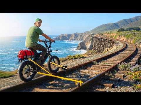 I Built a Electric Rail Bike for Abandoned Railroads