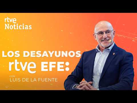NATIONAL TEAM COACH, LUIS DE LA FUENTE, on 'LOS DESAYUNOS' with RTVE and EFE | RTVE News