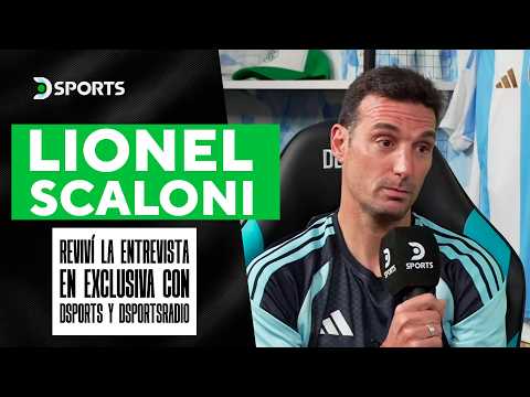 LIONEL #SCALONI EXCLUSIVE on #DSPORTS and #DSPORTSRADIO with Nani Senra and Fernando Czyz!