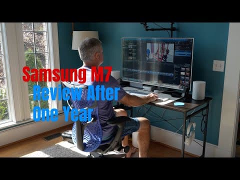 Samsung 43" Smart Monitor M7 M70D Review After a Year Using #Samsung #M7